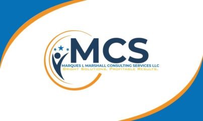 front side business card logo